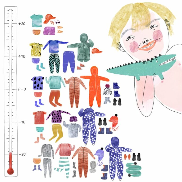 Miten pukea lapsi pakkasella?❄️